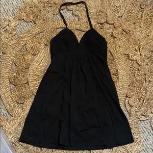 SOLD BCBG Black Mini Sun Dress